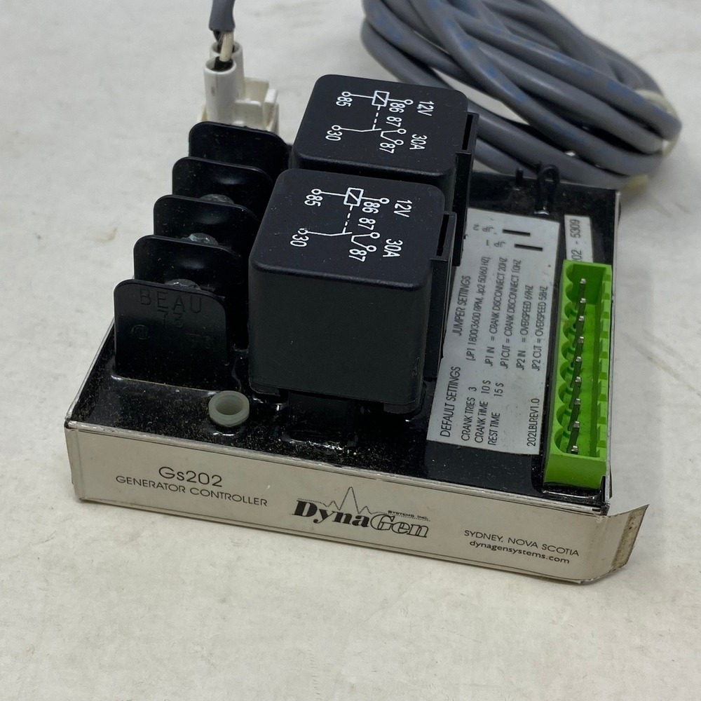 DynaGen Gs202 Generator Controller 12V 30A Auto Start Control Module Untested - Picture 5 of 9